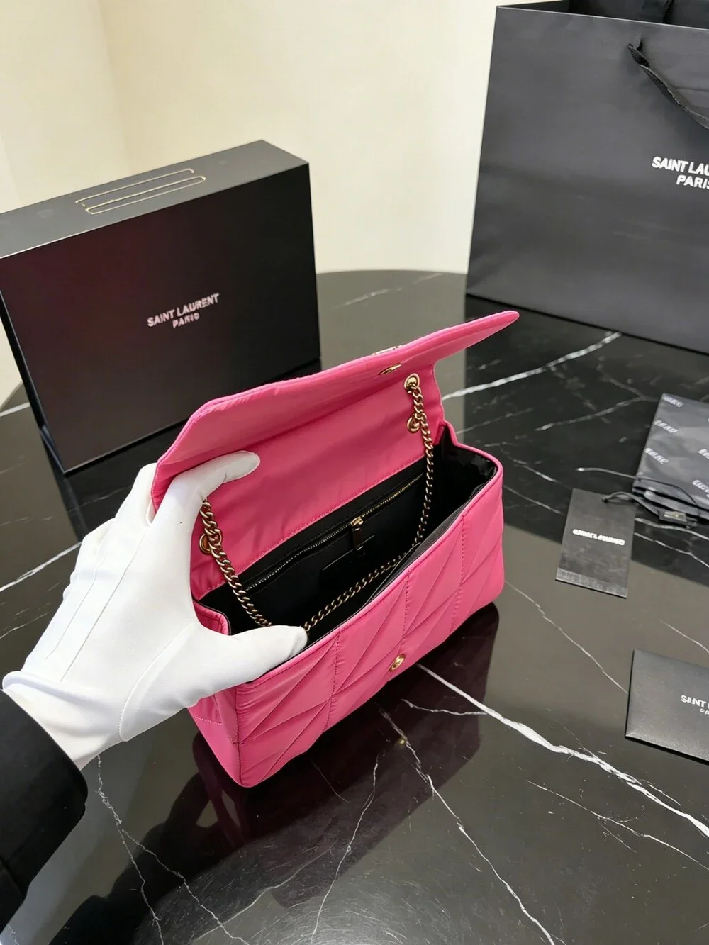 YSL Medium Bag in  Pink